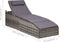 vidaXL - Ligbed - met - kussen - poly - rattan - grijs