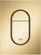 GROHE Arena Cosmopolitan S - Bedieningspaneel Toilet - Dual Flush - Brushed Cool Sunrise (mat goud) - Slank formaat