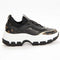 Guess Braydin - Dames Sneakers Laag - Imitatieleer - Black/Brown