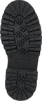 PS Poelman Korio - Leren Chunky Plateau Combat Veterlaarzen - Zwart - Dames - Maat 38