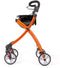 Wheelzahead - Indoor rollator 2.0 - Compact en lichtgewicht - Pumpkin Orange