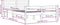 vidaXL - Bedframe - massief - hout - wit - 140x190 - cm