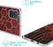 iMoshion Hoesje Geschikt voor Samsung Galaxy A71 Hoesje Siliconen - iMoshion Design hoesje - Goud / Rood / Brick Red Honeycomb