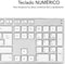Keyboard Subblim SUB-KB-3ADE300 Bluetooth 3.0 350 mAh Spanish Qwerty Silver Spanish