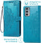 iMoshion Hoesje Geschikt voor Motorola Edge 20 Hoesje Met Pasjeshouder - iMoshion Mandala Bookcase - Turquoise