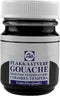 Talens plakkaatvef Extra Fijn flacon van 50 ml, neutraalzwart