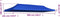 vidaXL - Partytentdak - 3x6 - m - blauw