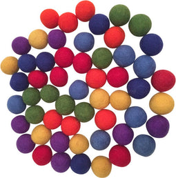 Papoose Toys Papoose Toys Rainbow Balls/49pc 3.5cm
