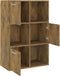 vidaXL - Opbergkast - 60x29,5x90 - cm - gerookt - eikenkleurig