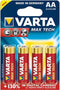 Varta - 4706/4B - AA Longlife Max Power batterijen - 4 stuks (4 stuks)