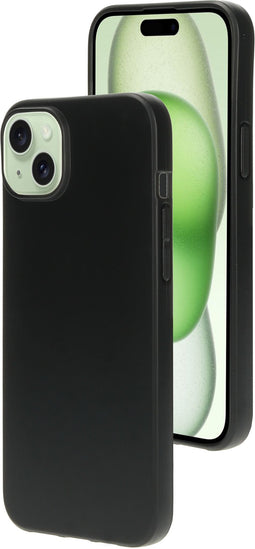 Mobiparts Classic TPU Case - Apple iPhone 15 Plus - Minimalistisch ontwerp met grip coating - Zwart