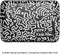 Ögon Designs Stockholm V2.0 Aluminium Creditcardhouder - Keith Haring - Zwart-Wit