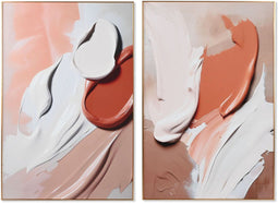 Schilderij Home ESPRIT Abstract Modern 80 x 3 x 120 cm (2 Stuks)