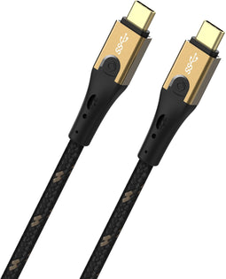 Oehlbach USB Primus CC - USB-C kabel - 10 Gbit/s 40W - Goud/Zwart