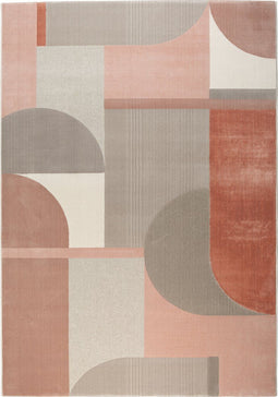 Zuiver Hilton Vloerkleed 160x230 Grijs/Roze