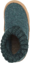 Bergstein Cozy Lux Sloffen - Unisex Junior - Scheerwol - Seagreen - Maat 27