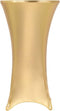 vidaXL - 2 - st - Tafelhoezen - stretch - 70 - cm - goud