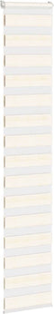 vidaXL - Zebra - rolgordijn - 40x200 - cm - stofbreedte - 35,9 - cm - marmerbeige
