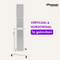 Panacea Manual Lift Panel Stand - Verrijdbare Standaard voor Lichttherapie - Verstelbare Hoogte tot 160 cm - Max. 20 kg