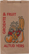 Zak - Fruitzak - Papier - nr. 1 - 14/ 8x25.5cm - Altijd vers - bruin - 10 kg