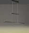 Fischer & Honsel - Hanglamp Tenso TW - LED 2100 lumen Dimbaar 2700/3350/4000K Zwart