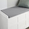 SoBuy FSR86-W - Opbergbank - Gestoffeerd kussen - Wit 114x40x53 cm