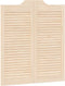vidaXL - Draaideuren - louvredesign - 1-paar - 90x80 - cm - massief - grenenhout