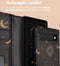 iMoshion Hoesje Geschikt voor Google Pixel 6a Hoesje Met Pasjeshouder - iMoshion Design Bookcase smartphone - Zwart / Sky Black