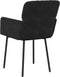 vidaXL - Eetkamerstoelen - 2 - st - fluweel - zwart