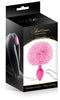 Sweet Caress - Buttplug met Ponpon - Roze - 3cm Diameter