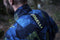 Rogelli Electro - Hardloopjack - Ventilerend en waterafstotend - Donkerblauw Zwart Fluor - Maat S
