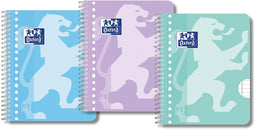 Oxford - Collegeblokken - 3x A5 - Pastel - Lijn - Schrijfblok - 80 vel