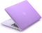 Lunso Geschikt voor MacBook Air 13 inch (2010-2017) cover hoes - case - Mat Paars