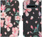 iMoshion Hoesje Geschikt voor Samsung Galaxy S10 Hoesje Met Pasjeshouder - iMoshion Design Softcase Bookcase - Zwart / Roze / Blossom Watercolor Black