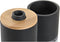 Badkamer Accessoire Set Zwart Wit Bamboe