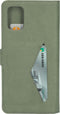 Mobiparts Galaxy A71 (2020) - Wallet Case - RFID bescherming - Groen