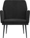 VDXL Fauteuil 62x79x79 cm fluweel zwart