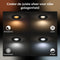 Philips Hue Xamento - Badkamerinbouwspot - Wit en gekleurd licht - Zwart (3-pack)