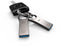 Silicon Power Jewel J80 - USB 3.0 Pendrive 64GB - 120MB/s Lezen 100MB/s Schrijven - Zilver