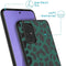 iMoshion Hoesje Geschikt voor Samsung Galaxy A51 Hoesje Siliconen - iMoshion Design hoesje - Zwart / Meerkleurig / Groen / Green Leopard