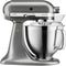 KitchenAid Artisan 5KSM185PSEMS - Keukenrobot 4,8L + 3L - Volledig metaal 300W - Tingrijs