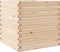 vidaXL - Plantenbak - 70x70x68,5 - cm - massief - grenenhout