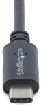 Startech.com USB-C kabel - 1m M/M USB 2.0 - 3A laadstroom 480 Mbps - Zwart