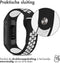 iMoshion Bandje Geschikt voor Fitbit Charge 3 / 4 - iMoshion Siliconen sport band ronde drukknoop zonder pinnetje - Zwart
