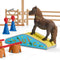 schleich FARM WORLD Speelfigurenset - Paarden Trainingskamp - Kinderspeelgoed voor Jongens en Meisjes - 3 tot 8 jaar - 41 Onderdelen - 42481