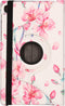 iMoshion Tablet Hoes Geschikt voor Samsung Galaxy Tab A7 Lite - iMoshion 360° Draaibare Design Bookcase - Wit /Blossom Watercolor White