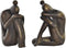 Bokstöd DKD Home Decor Koper 11 x 8 x 15,5 cm Vrouw Hars
