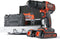 BLACK+DECKER BDC718AS2F-QW - 18V Accu Schroef-Klopboormachine - 2 Accu's en 80-delige Toolbox