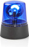 Nedis LED-Zwaailicht - Batterij Gevoed - 4.5 V DC - 0.4 W - 3x AA/LR6 - 9.2 cm - LED - Aantal LED's: 1 LED's - Lichtkleur: Blauw - Aan/uit - Kunststof - Blauw / Zwart