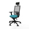 Bureaustoel met hoofdsteun Piqueras y Crespo 2D066N1 Turkoois